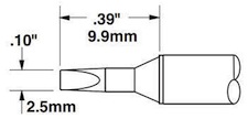Solder Tip, Smart Heat PowerTips, STTC-136Metcal  